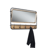 Wall Mirror W/Coat Hook at online8 furniture store Auckland