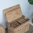 Water Hyacinth Basket Set of 4 at online8 furniture store Auckland