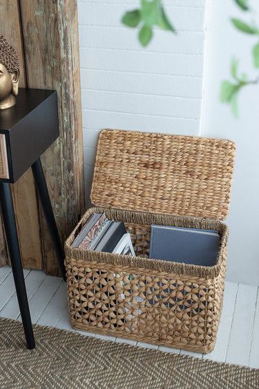 Water Hyacinth Basket Set of 4 at online8 furniture store Auckland