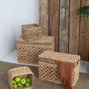 Water Hyacinth Basket Set of 4 at online8 furniture store Auckland