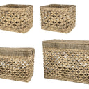 Water Hyacinth Basket Set of 4 at online8 furniture store Auckland