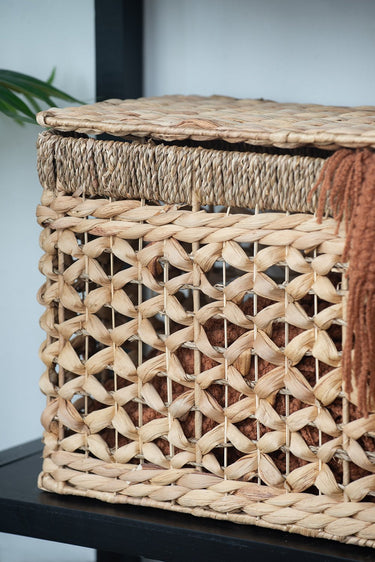 Water Hyacinth Basket Set of 4 at online8 furniture store Auckland