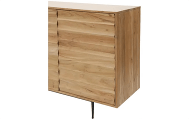 Wave 3 Door Sideboard  - Natural at online8 furniture store Auckland