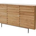 Wave 3 Door Sideboard  - Natural at online8 furniture store Auckland