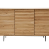 Wave 3 Door Sideboard  - Natural at online8 furniture store Auckland