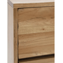 Wave Bedside Table - Natural at online8 furniture store Auckland