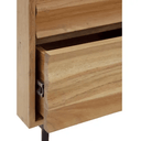 Wave Bedside Table - Natural at online8 furniture store Auckland