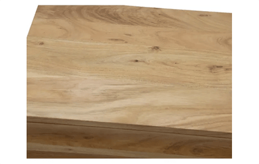 Wave Bedside Table - Natural at online8 furniture store Auckland