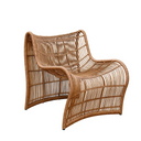 Wave Outdoor Chair - Dark Natural at Online8 Furniture Auckland NZ