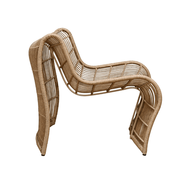 Wave Outdoor Chair - Natural at online8 furniture store Auckland