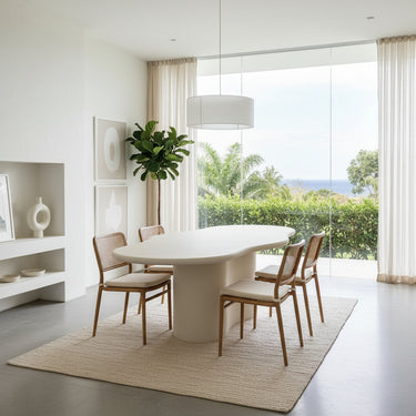 Waves Organic Dining Table - 2000 at online8 furniture store Auckland