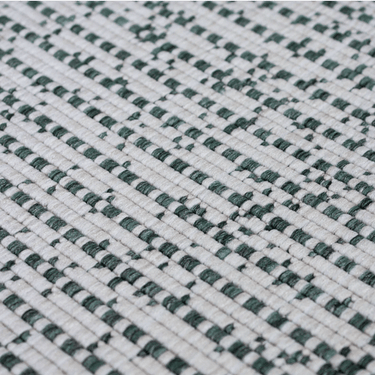 Weaver Indoor/Outdoor Border Green Runner at online8 furniture store Auckland