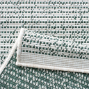 Weaver Indoor/Outdoor Border Green Runner at online8 furniture store Auckland