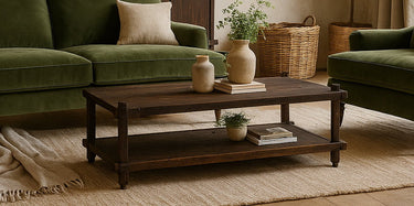 Wentworth Coffee Table - Antique Walnut at Online8 Furniture Auckland NZ