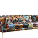 Weymouth Chesterfield Patchwork 3 Seater Sofa at online8 furniture store Auckland
