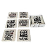 Whine Wine Coasters Set/6 at online8 furniture store Auckland