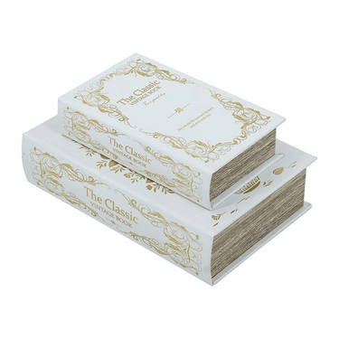 White Book Box - Set of 2 at online8 furniture store Auckland