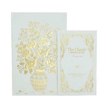 White Book Box - Set of 2 at online8 furniture store Auckland