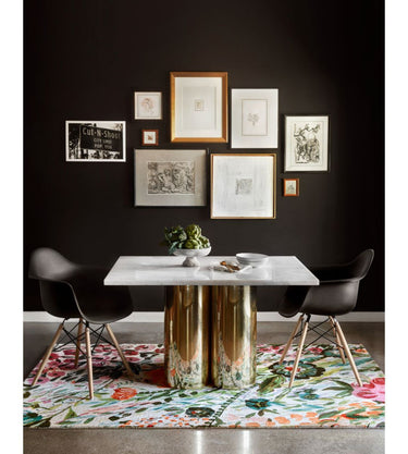 Wild Bloom Wool Rug - Ivory/Multi at online8 furniture store Auckland