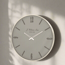 Williams & Sons Light Grey Wall Clock at online8 furniture store Auckland