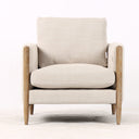 Willow Armchair - Linen & Oak at Online8 Furniture Auckland NZ