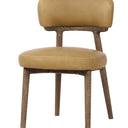 Willow Dining Chair - Ginger Leather at Online8 Furniture Auckland NZ