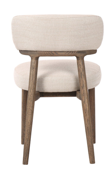Willow Dining Chair - Natural Linen at Online8 Furniture Auckland NZ