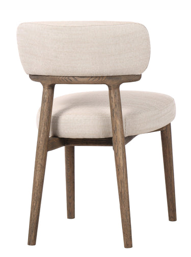 Willow Dining Chair - Natural Linen at Online8 Furniture Auckland NZ