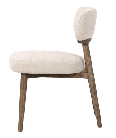 Willow Dining Chair - Natural Linen at Online8 Furniture Auckland NZ