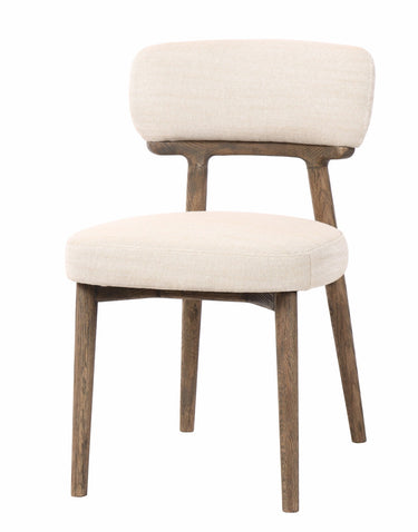 Willow Dining Chair - Natural Linen at Online8 Furniture Auckland NZ