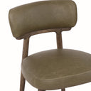 Willow Dining Chair - Olive Leather at Online8 Furniture Auckland NZ