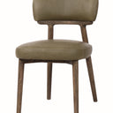 Willow Dining Chair - Olive Leather at Online8 Furniture Auckland NZ