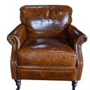 Winchester 1 Seater Vintage Cigar | Leather Armchair at online8 furniture store Auckland