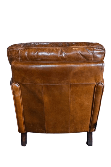 Winchester 1 Seater Vintage Cigar | Leather Armchair at online8 furniture store Auckland