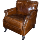 Winchester 1 Seater Vintage Cigar | Leather Armchair at online8 furniture store Auckland