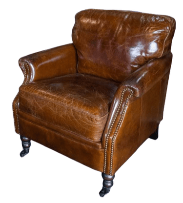 Winchester 1 Seater Vintage Cigar | Leather Armchair at online8 furniture store Auckland