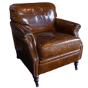 Winchester 1 Seater Vintage Cigar | Leather Armchair at online8 furniture store Auckland