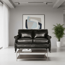 Winchester 2 Seater Sofa - Belon Black at online8 furniture store Auckland