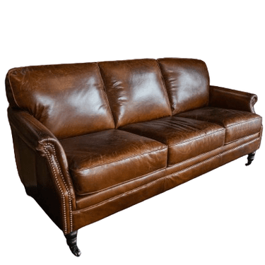 Winchester 3 Seater Sofa - Vintage Cigar at online8 furniture store Auckland