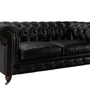 Windsor 2 Seater Aged Leather Chesterfield Sofa at online8 furniture store Auckland