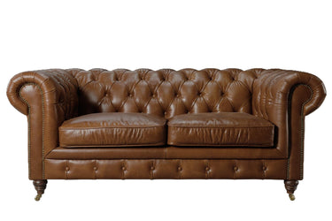 Windsor 2 Seater Leather Chesterfield Sofa at online8 furniture store Auckland