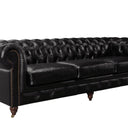 Windsor 3.5 Seater Aged Leather Chesterfield Sofa at online8 furniture store Auckland