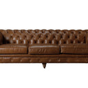 Windsor 3.5 Seater Aged Leather Chesterfield Sofa at online8 furniture store Auckland