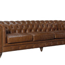 Windsor 3.5 Seater Aged Leather Chesterfield Sofa at online8 furniture store Auckland