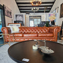 Windsor 3.5 Seater Aged Leather Chesterfield Sofa at online8 furniture store Auckland