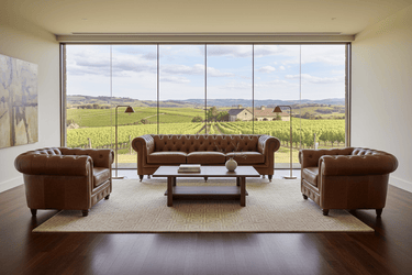 Windsor 3.5 Seater Aged Leather Chesterfield Sofa at online8 furniture store Auckland