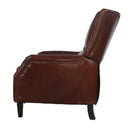 Windsor Aged Leather Recliner Chair - Vintage Cigar at Online8 Furniture Auckland NZ