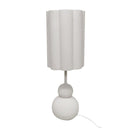 Windsor Table Lamp White - 69cm at online8 furniture store Auckland