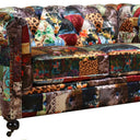 Winston Chesterfield Patchwork 2 Seater Sofa at online8 furniture store Auckland