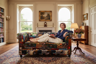 Winston Chesterfield Patchwork 2 Seater Sofa at online8 furniture store Auckland